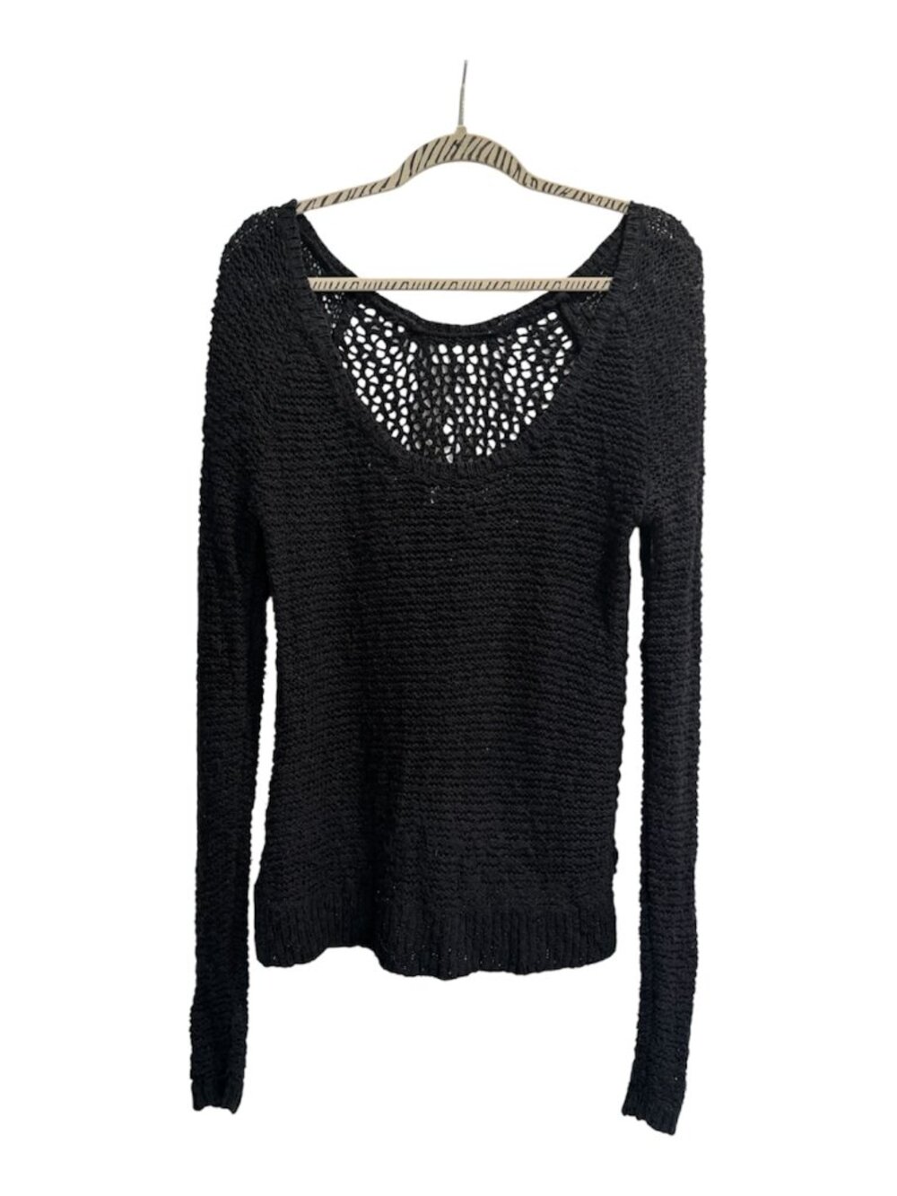 Abercrombie & Fitch Reversible Open Knit Sweater. Small - Picture 3 of 4